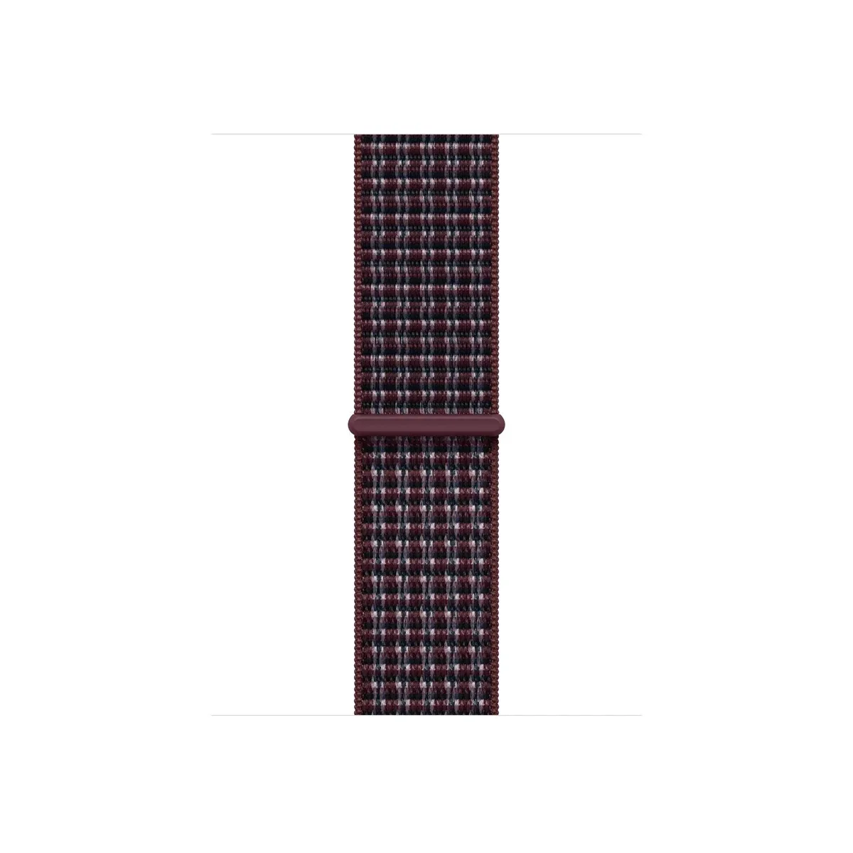 42mm Sport Loop Burgundy Plaid