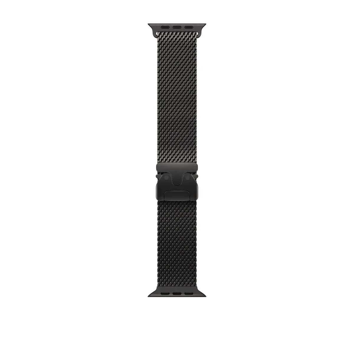 49mm Titanium Milanese Loop Black