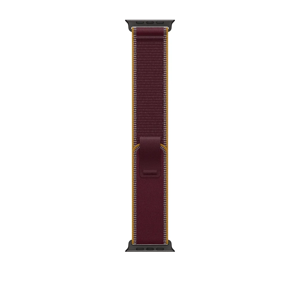 Apple 49mm Trail Loop - Black Titanium Finish in Burgundy