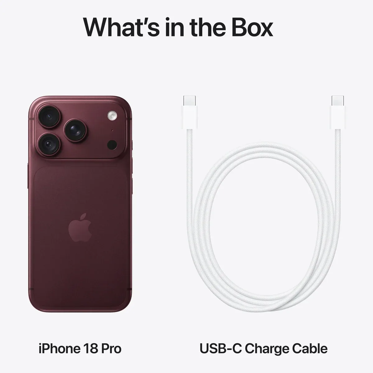 Apple iPhone 18 Pro in Burgundy