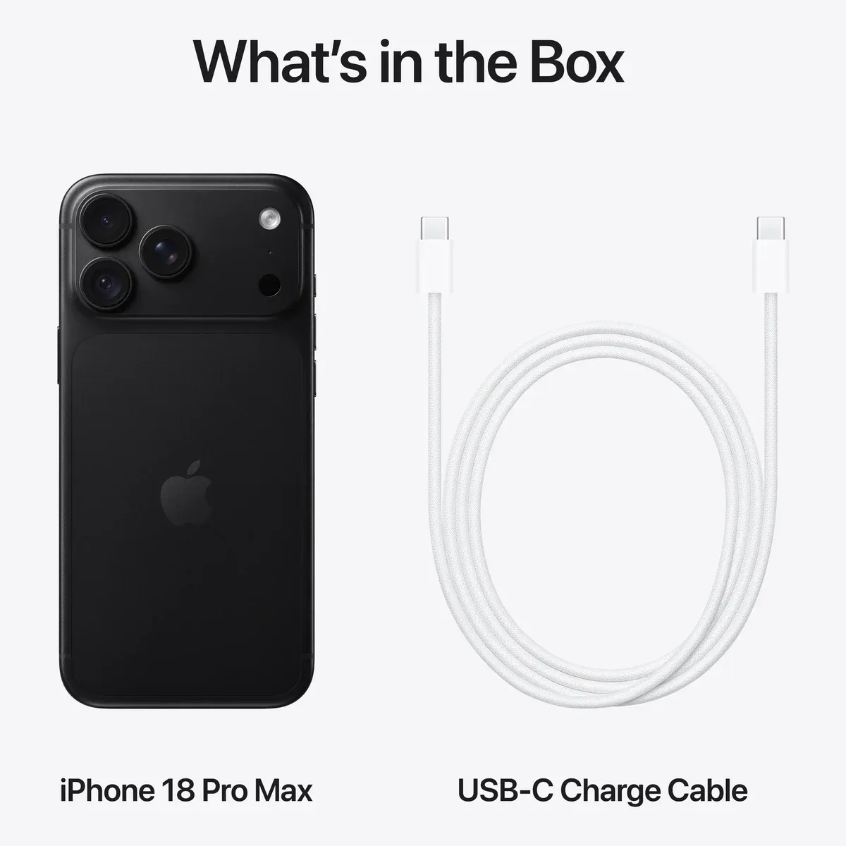 Apple iPhone 18 Pro Max in Black