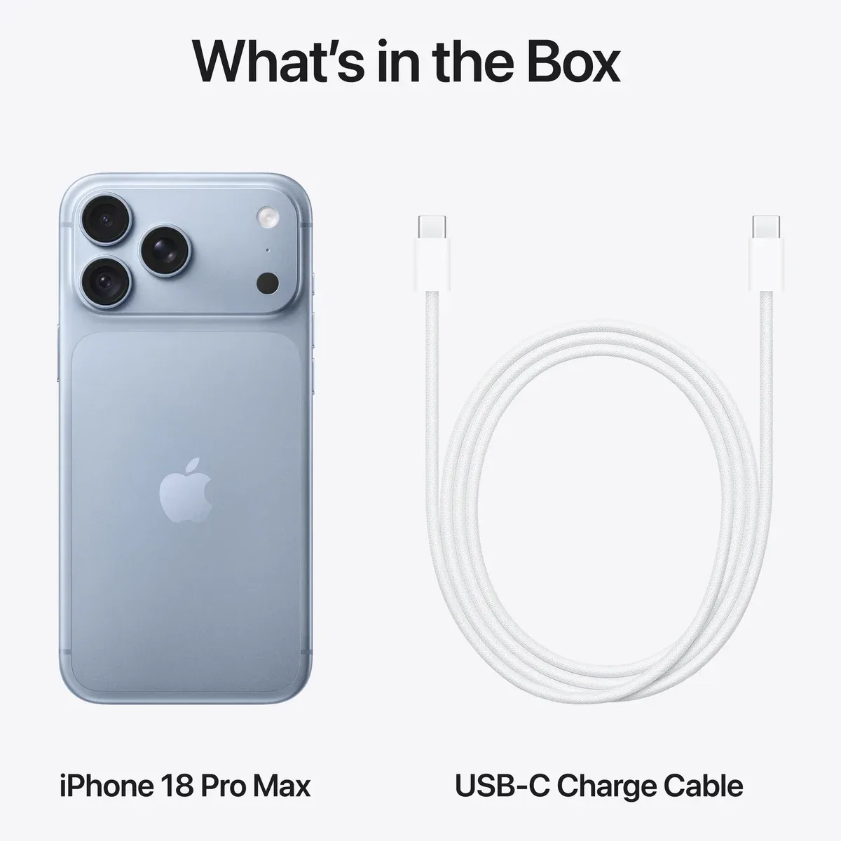 Apple iPhone 18 Pro Max in Glacier