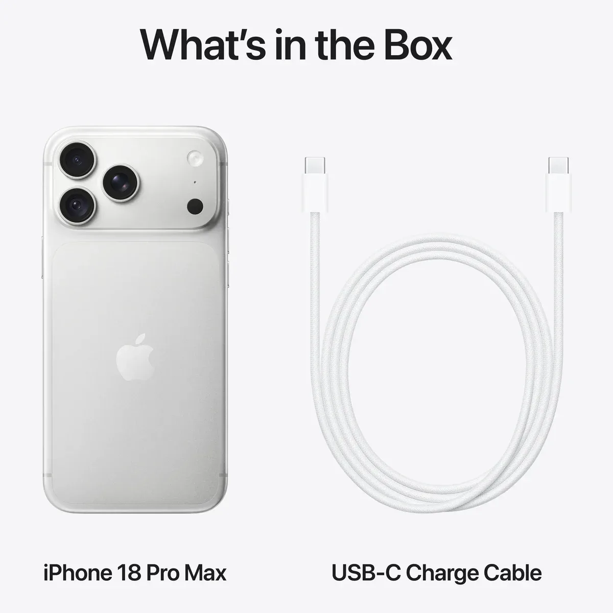 Apple iPhone 18 Pro Max in Silver