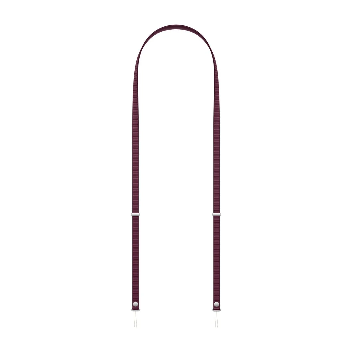 Apple Crossbody Strap in Burgundy