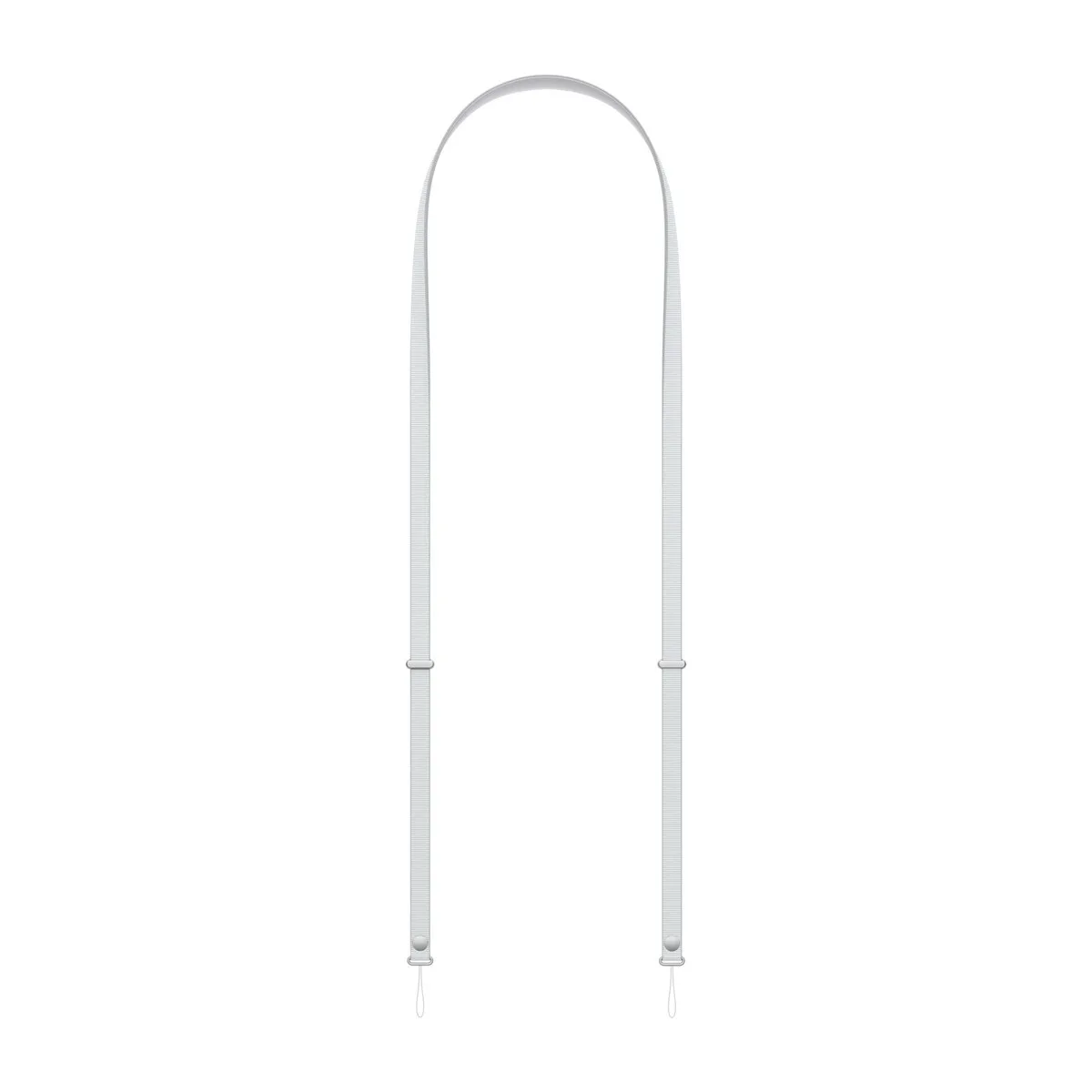Apple Crossbody Strap in Light Gray