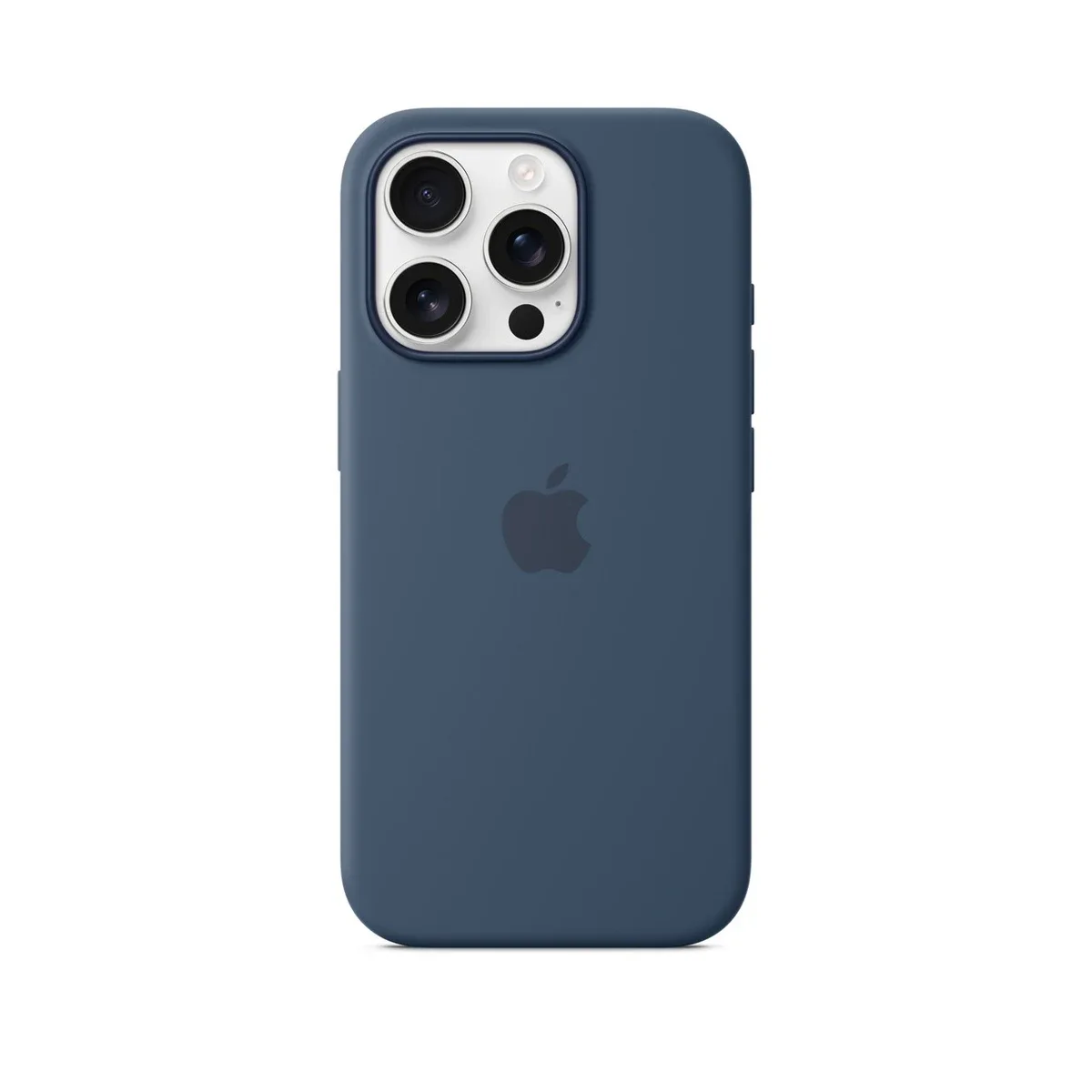 Apple iPhone 16 Pro Silicone Case with MagSafe in Denim