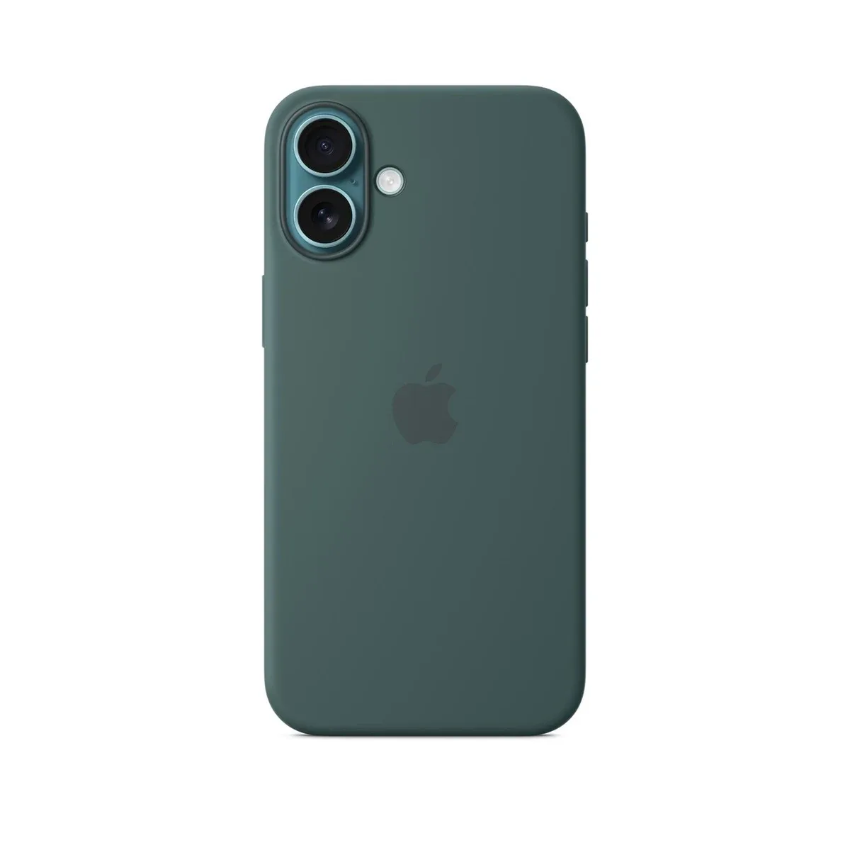 Apple iPhone 16 Pro Silicone Case with MagSafe in Lake Green