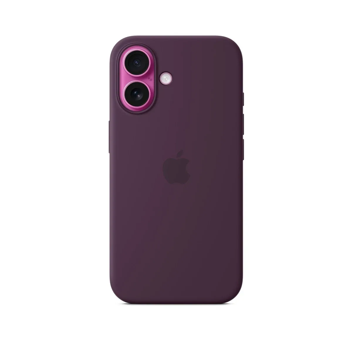 Apple iPhone 16 Silicone Case with MagSafe in Plum