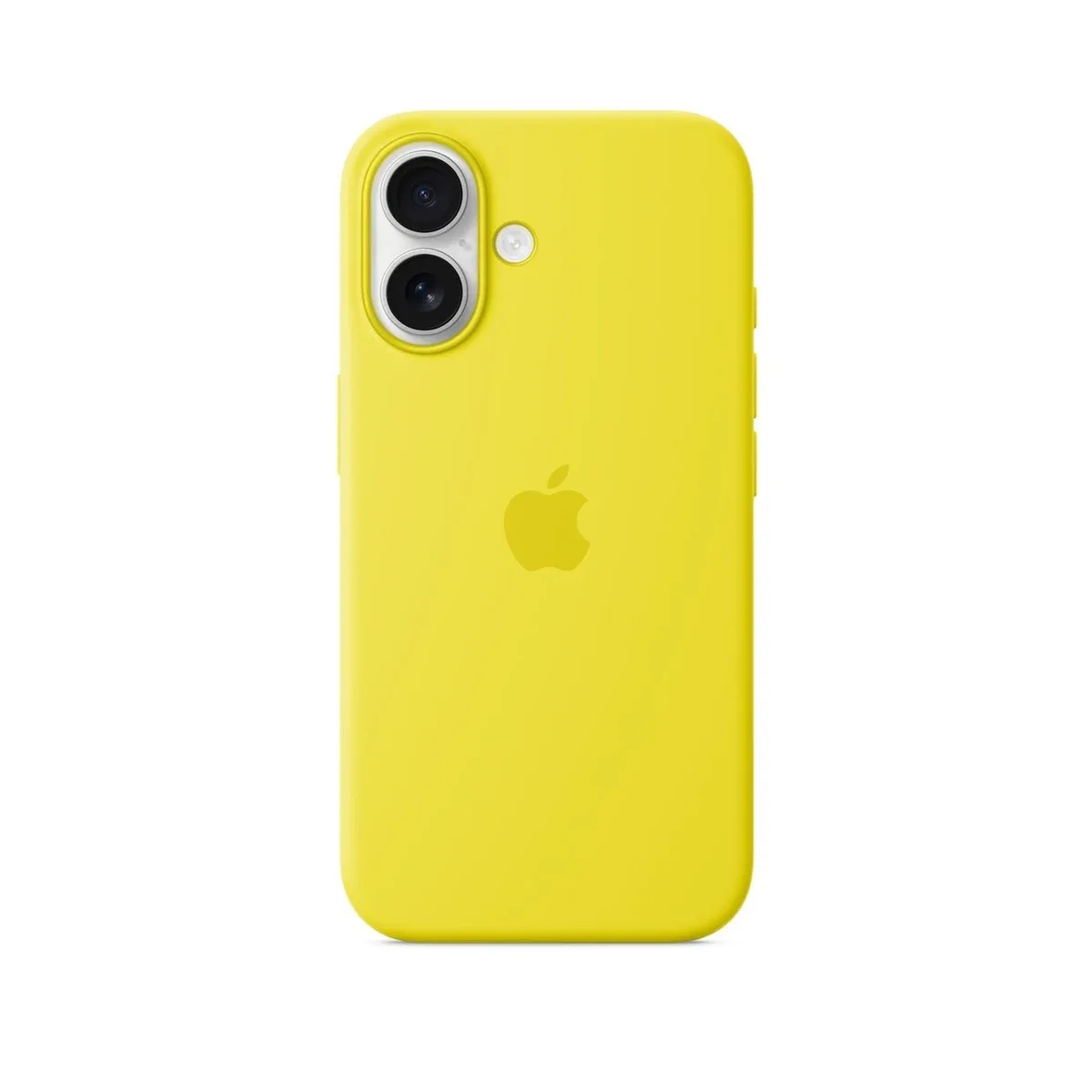 Apple iPhone 16 Silicone Case with MagSafe in Star Fruit