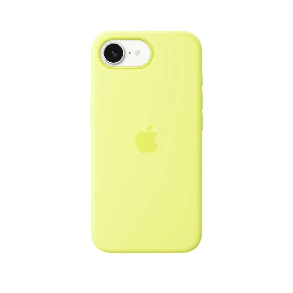 Apple iPhone 16e Silicone Case in Neon Yellow
