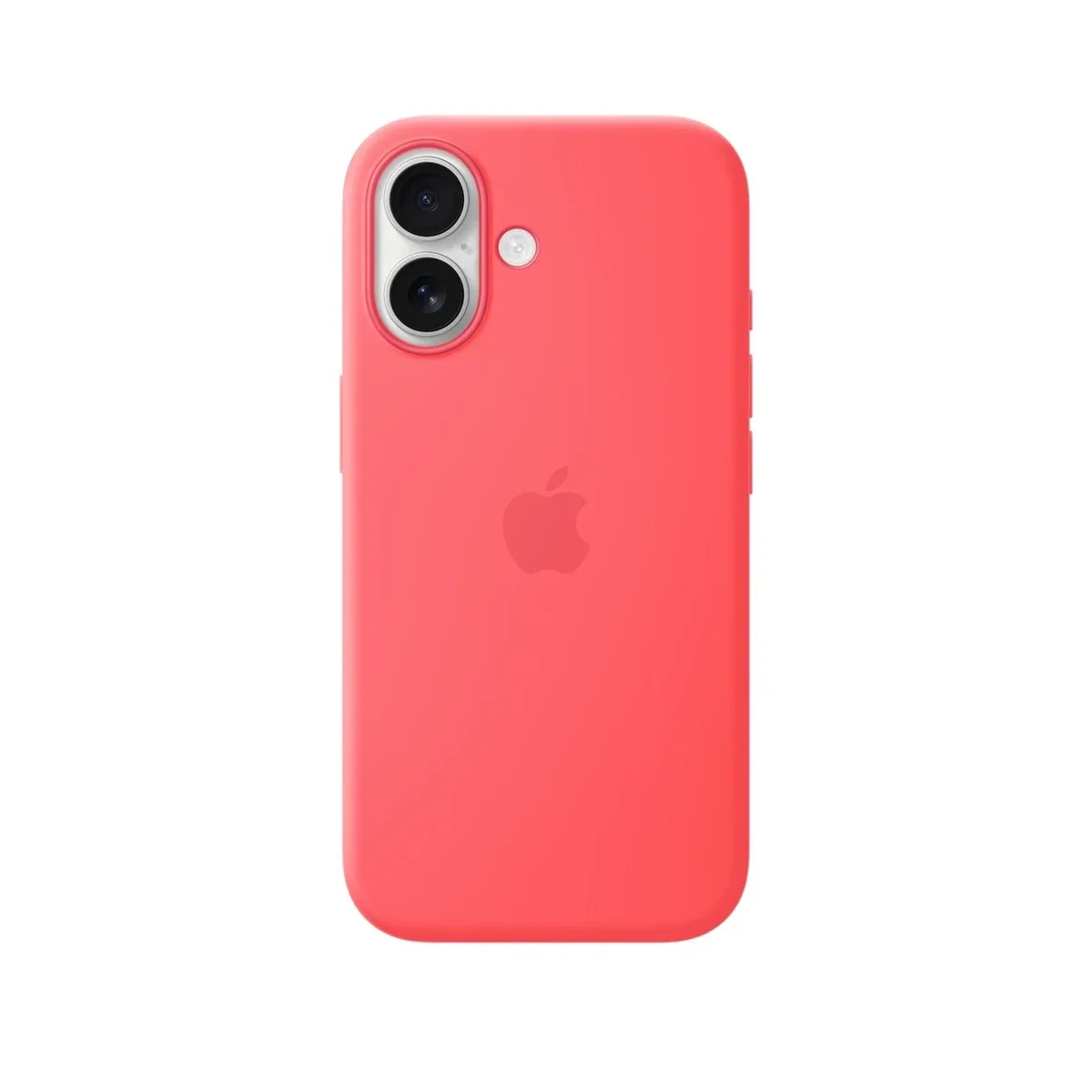 Apple iPhone 17 Pro Silicone Case with MagSafe in Bright Guava