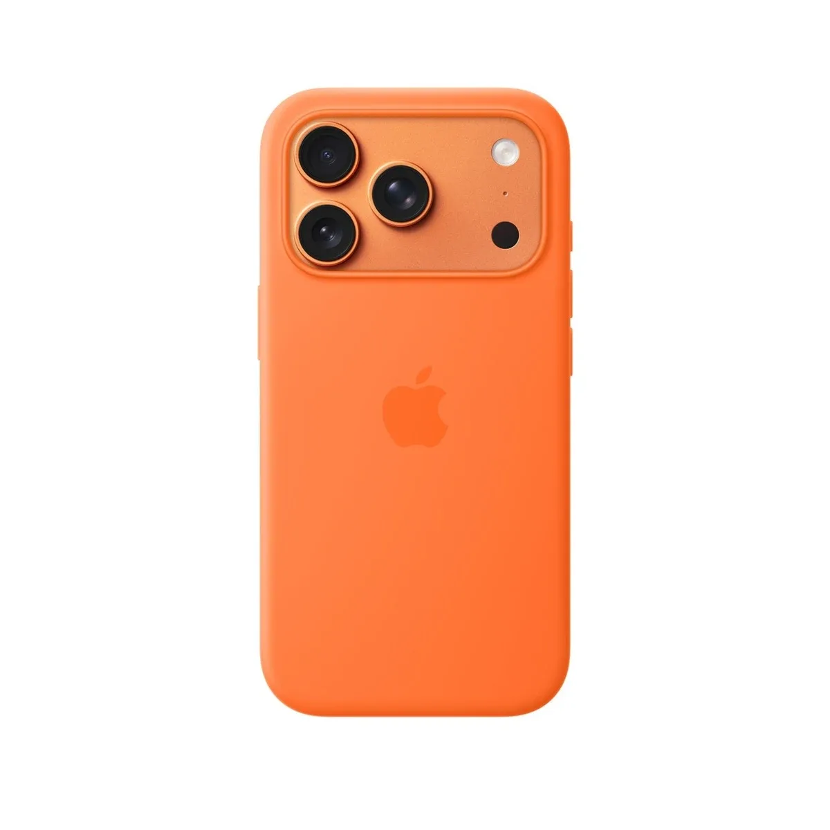 Apple iPhone 17 Pro Silicone Case with MagSafe in Orange