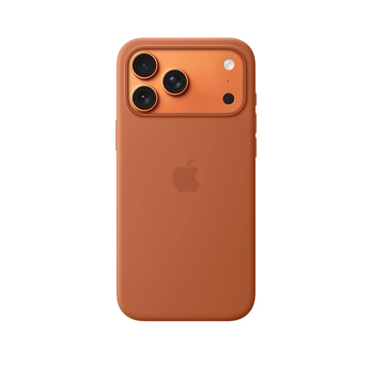Apple iPhone 17 Pro Silicone Case with MagSafe in Terra Cotta