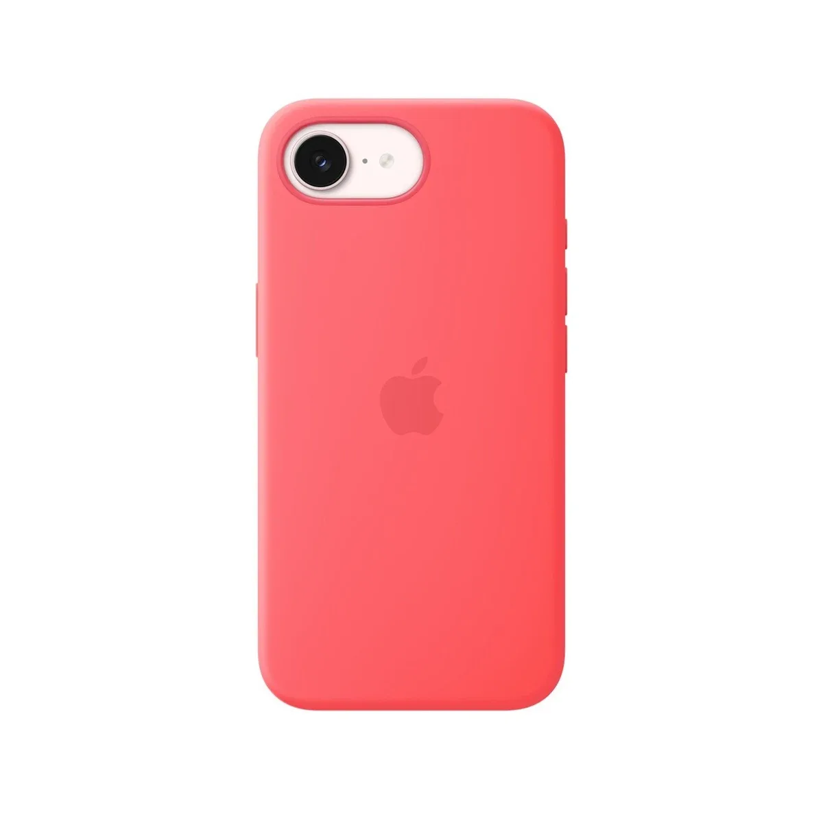 Apple iPhone 17e Silicone Case with MagSafe in Bright Guava