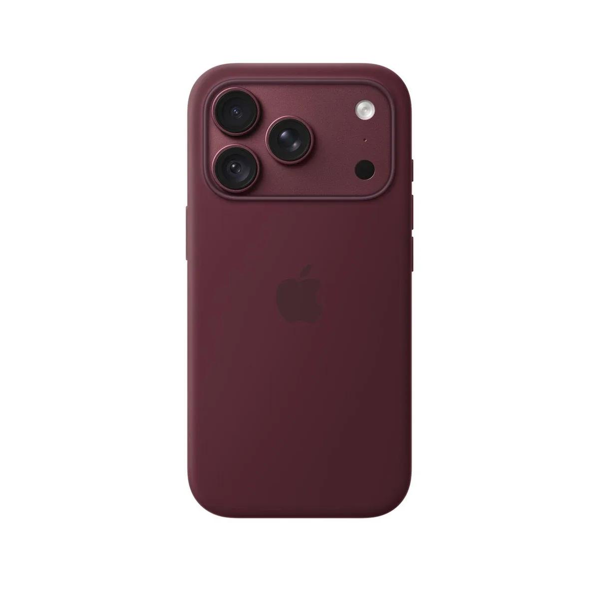 Apple iPhone 18 Pro Max Silicone Case with MagSafe in Burgundy