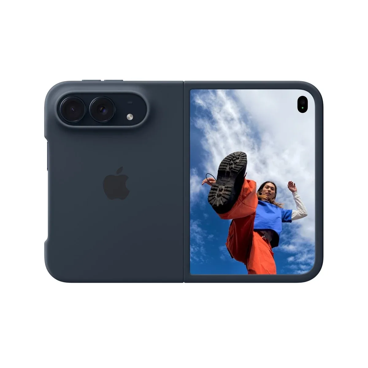 Apple iPhone Duo Case in Navy Blue