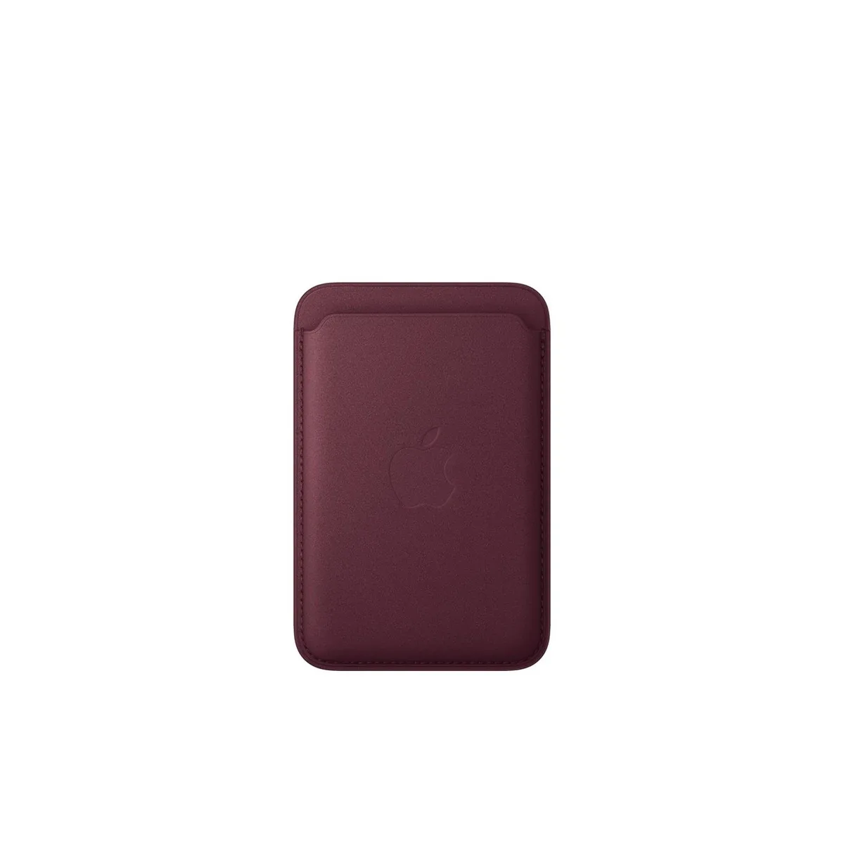 Apple iPhone FineWoven Wallet with MagSafe in Burgundy