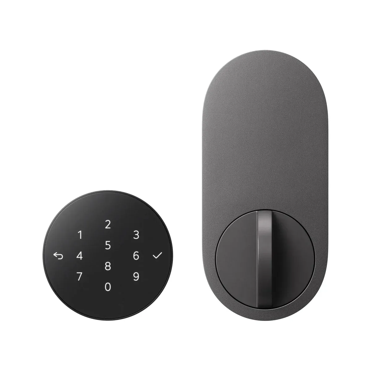 Apple LG Smart Deadbolt Lock in Essence Graphite