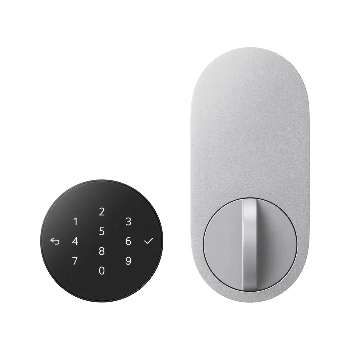 Apple LG Smart Deadbolt Lock in Essence Silver